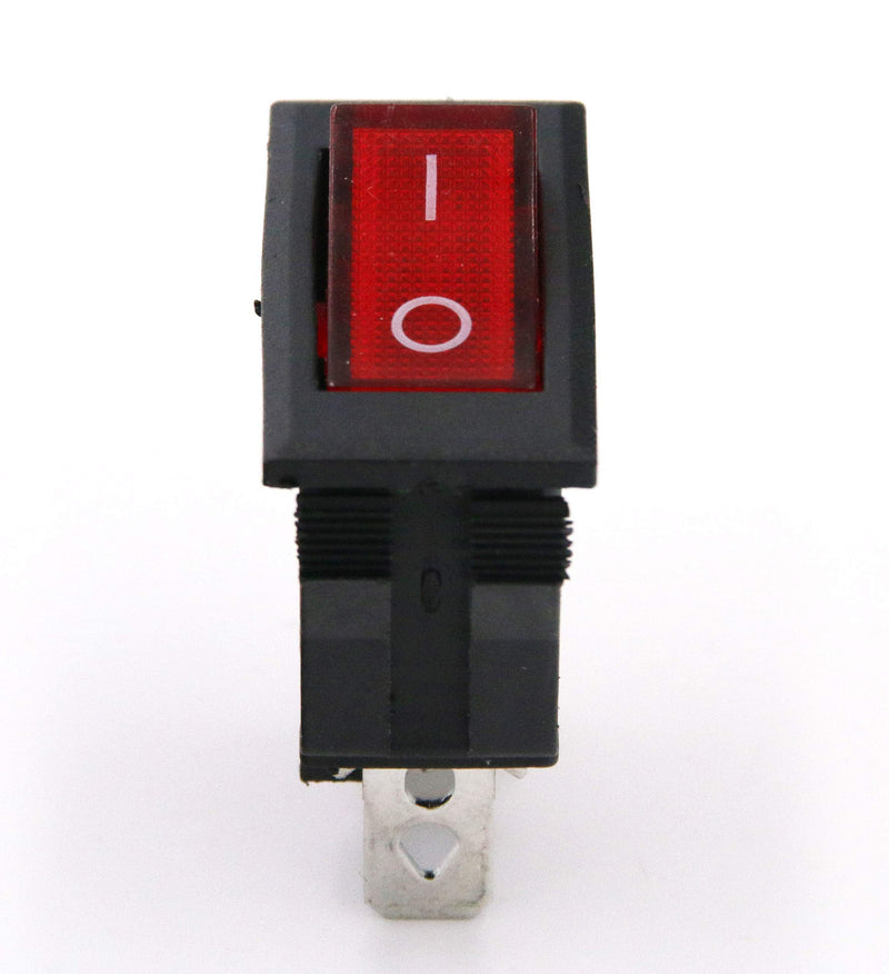 [Australia - AusPower] - RuoFeng Rocker Switches 3 Pin Mini On Off SPST AC 15A/250V 20A/125V Pack of 10 