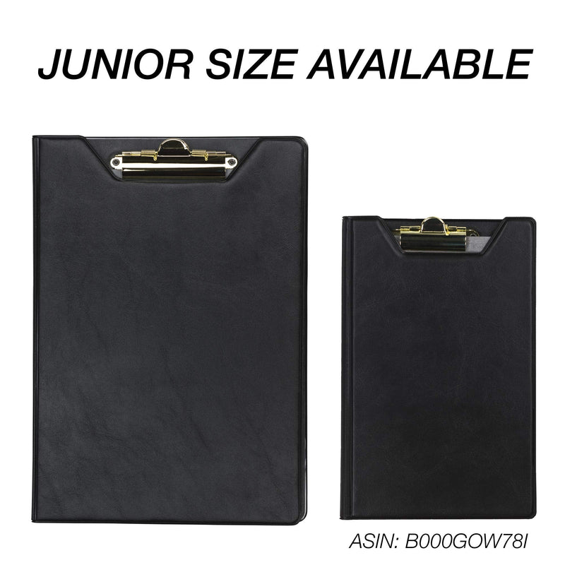 [Australia - AusPower] - Samsill Value Padfolio with Clipboard, Letter Size Writing Pad, Black (71410) 