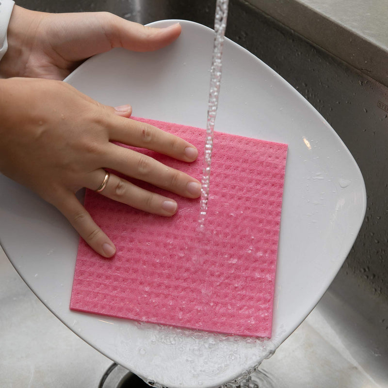 [Australia - AusPower] - PaperlessKitchen Cleaning Cloth – Environmentally Friendly Cellulose Sponge Cloth and Paper Towel Alternative is Washable, Reusable and Biodegradable for Household and Kitchen Cleaning (12) 