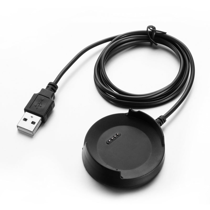 [Australia - AusPower] - FitTurn Charger Compatible with ZTE Quartz Charger Replacement 3.3ft USB Charger Charging Cable/Charging Base for ZTE Quartz Smartwatch(Black) 