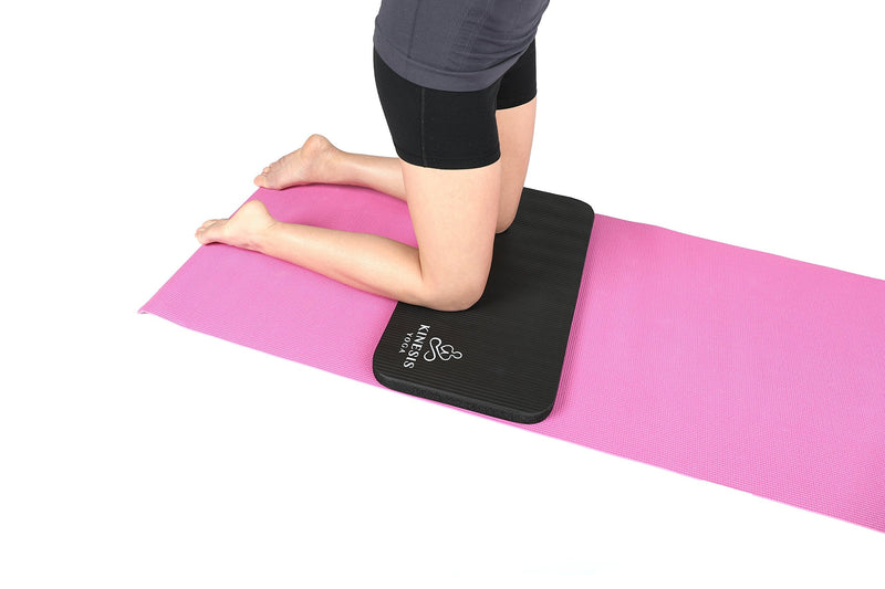 [Australia - AusPower] - Kinesis Yoga Knee Pad Cushion - Extra Thick 1 inch (25mm) for Pain Free Yoga - Includes Breathable Mesh Bag for Easy Travel and Storage (Does Not Include Yoga Mat) 