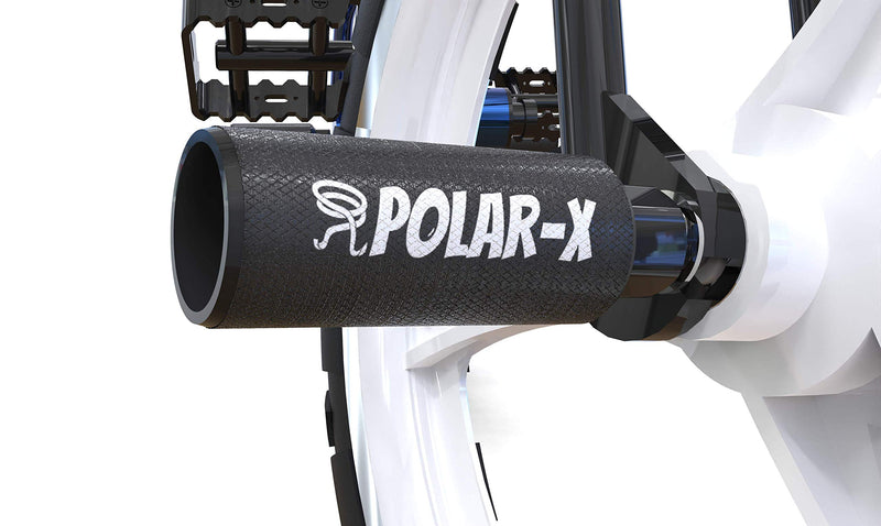 [Australia - AusPower] - Volo Polar-X PEGFOR BMX Bicycle Foot Studs, Aluminum Alloy Non-Slip Leading Foot, Suitable for Mountain Bike Riding, Pegs Mountain Bike, BMX Foot Pegs, Suitable for 3/8 Inch Axles Black 