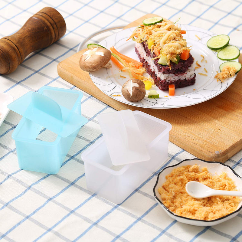[Australia - AusPower] - Non Stick Musubi Maker Press, BPA Free Sushi Making Kit Onigiri Mold, Non-Toxic Luncheon Meat Press Hawaiian Spams Musubi Maker Mold (White) 1Pack White 