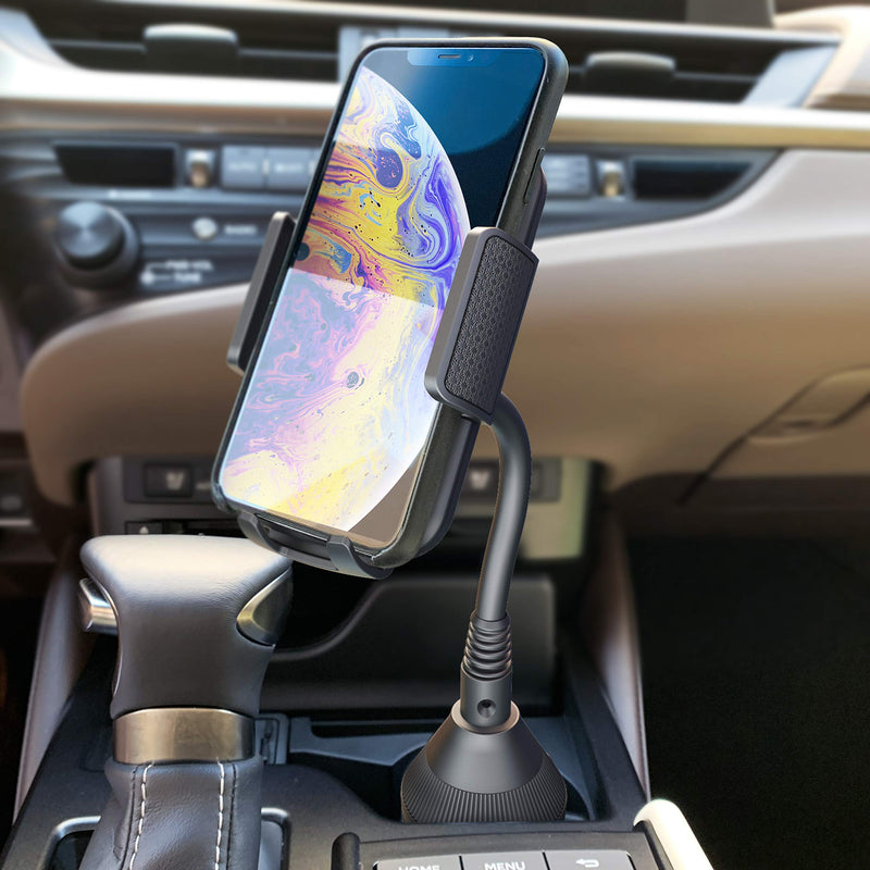[Australia - AusPower] - BESTRIX Cup Phone Holder For Car, Cup Holder Phone Mount, Phone Holder for Car Universal for iPhone 11 Pro Xs XS MAX XR X 8 7 6s Plus SE, Galaxy S10 5G S10 S10E S9, LG, Pixel, HTC And All Smartphones black 