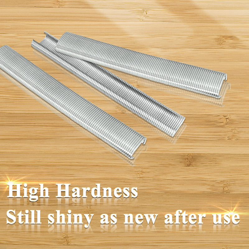 [Australia - AusPower] - Kimsing SC760 16 Gauge C Ring Staples 1/2" Inside Crown 5/8" Outside Crown Hog Ring Staples C Rings Galvanized Steel Hog Rings Collated Staples for Staple Gun 1,000 PCS/Pack (Galvanized Steel) 1,000 PCS(Galvanized Steel) 