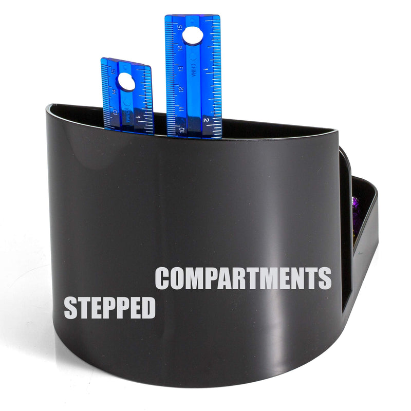 [Australia - AusPower] - Officemate Recycled Deluxe Desk Organizer, Black (26022) 
