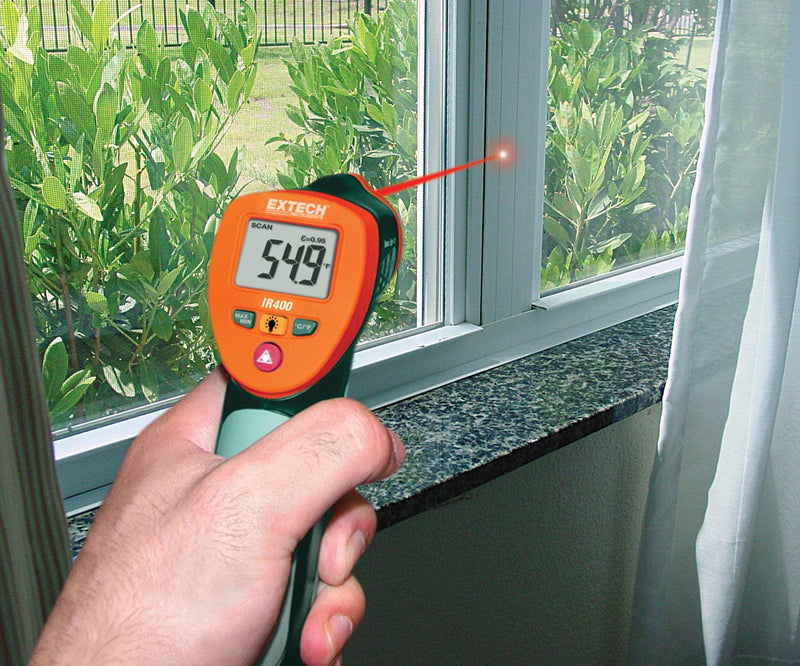 [Australia - AusPower] - Extech IR400 Mini IR Thermometer Green, 0.334027777777778 8:1 Standard 