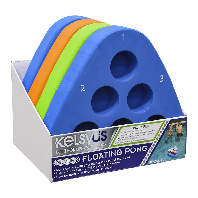 [Australia - AusPower] - SwimWays Premium Floating Swimming Pool Pong Game and Drink Holder (Assorted color) 