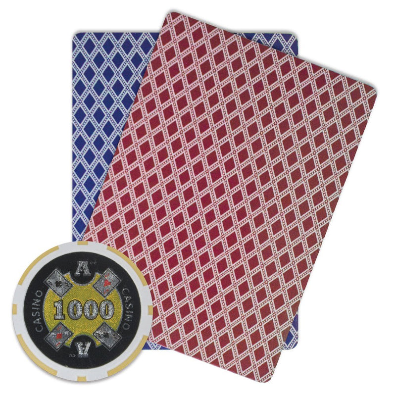 [Australia - AusPower] - Brybelly Ace Casino Poker Chip Heavyweight 14-Gram Clay Composite – Pack of 50 $1000 Yellow 