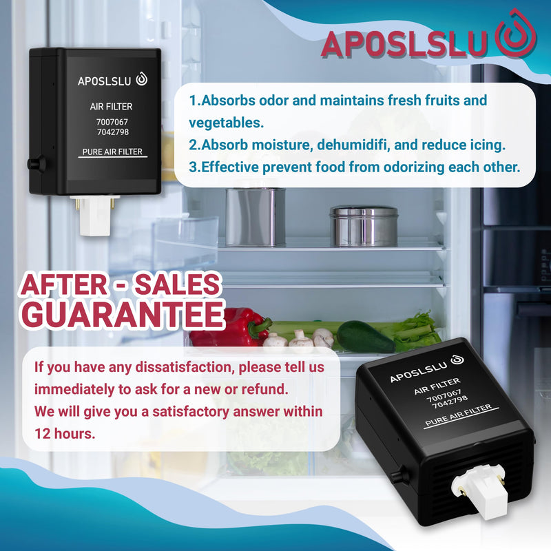 [Australia - AusPower] - Subzero Air Purification Cartridge 7007067-Air Filter Replacement For Refrigerator Sub-Zero. APOSLSLU 7007076 Air Filter (1 pack) 