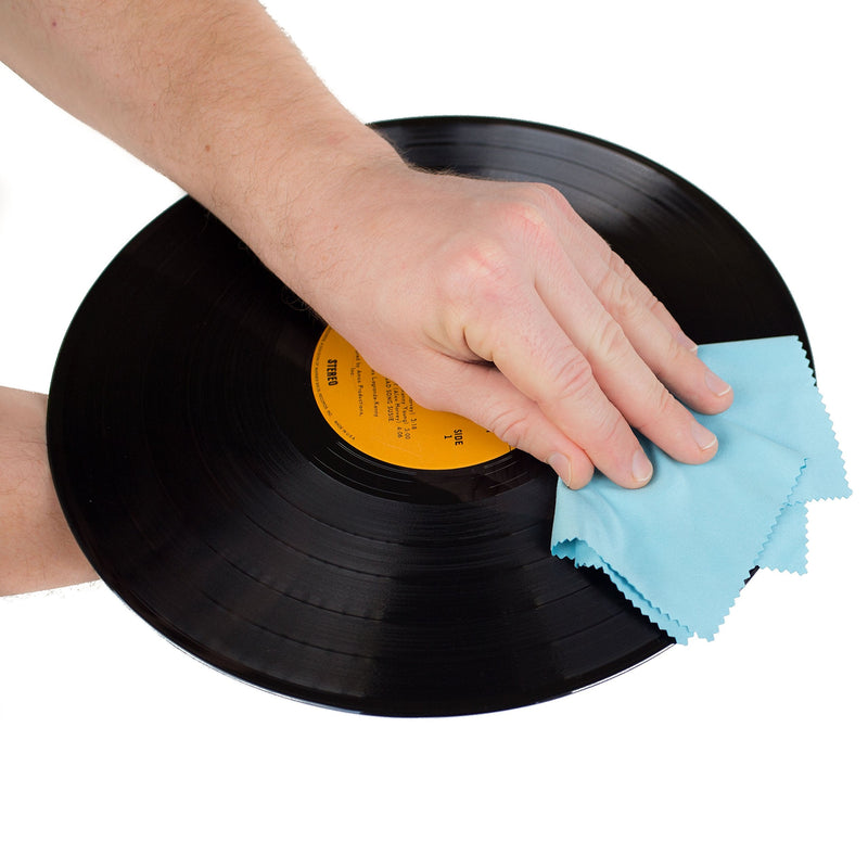 [Australia - AusPower] - Vinyl Record Cleaning Brush Set - Carbon Fiber Brush, Microfiber Cloth and Anti-Static Solution Kit by Record-Happy. Keep Your Prized Album Collection Like New 