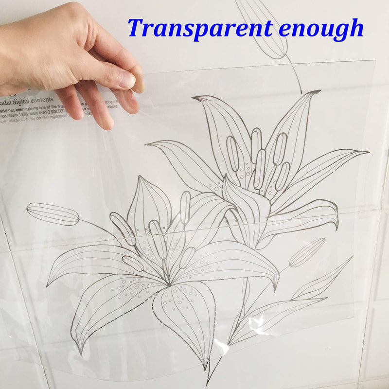 [Australia - AusPower] - 2 Pcs Clear Placemats Transparent Wipe Clean Plastic Placemats Set of 2 Clear Placemat for Kitchen Dinner Table Place Mats Dining Placemats Plastic Waterproof, Wipeable Coffee Table Cover, Cutable 