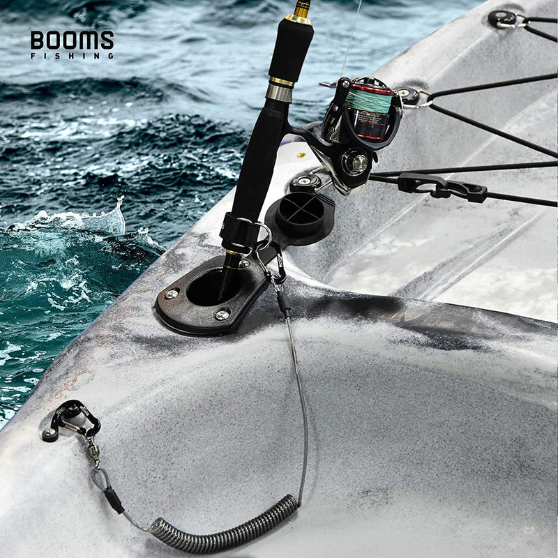 [Australia - AusPower] - Booms Fishing T02 Fishing Pole Tether, Kayak Paddle Leash, Paddle Board Fishing Accessories, Heavy Duty Fishing Lanyard for Fishing Tools/Rods/Paddles 