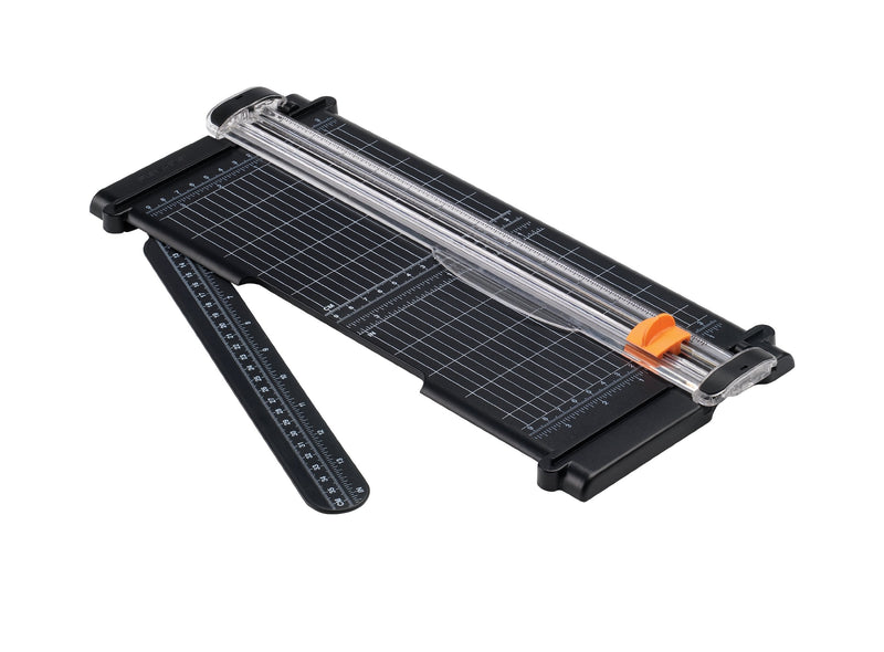 [Australia - AusPower] - Fiskars SureCut Portable Trimmer with Recycled Cutline, 12 Inch Cut, Black,01-005454 