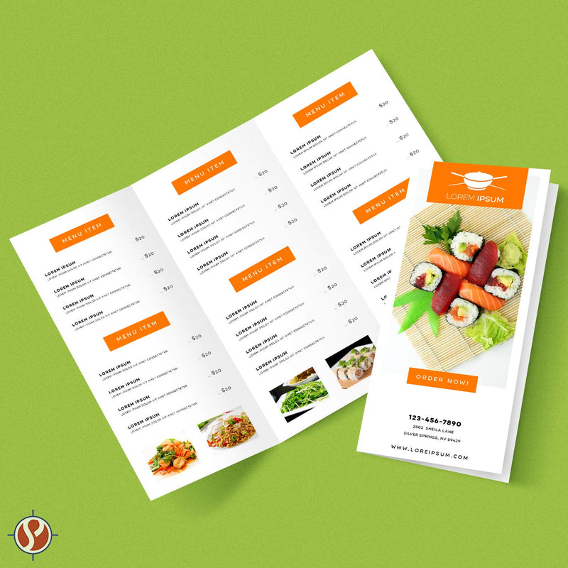 [Australia - AusPower] - Blank Bright White Tri-Fold Brochure Card Stock, 3 Panel Brochure for Restaurant Menus, Business Flyers and Pamphlets | 8.5” x 11” | 65lb (176gsm) Cardstock | 50 per Pack 