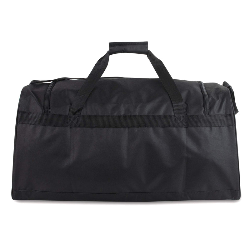 [Australia - AusPower] - 55 Liter, 24 Inch Lightweight Canvas Duffle Bags for Men & Women For Traveling, the Gym, and as Sports Equipment Bag / Organizer (Black 1) Black 1 