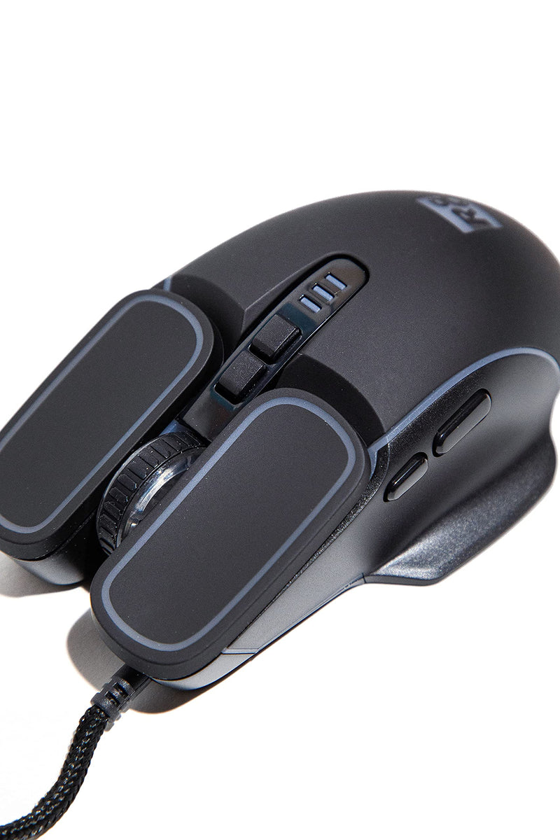 [Australia - AusPower] - Gaming Mouse Wired - Programmable - RGB Lighting - Ergonomic - USB Computer Mice RGB Gamer Desktop Laptop PC Gaming Mouse, for Windows 7/8/10/XP Vista Linux - Black 