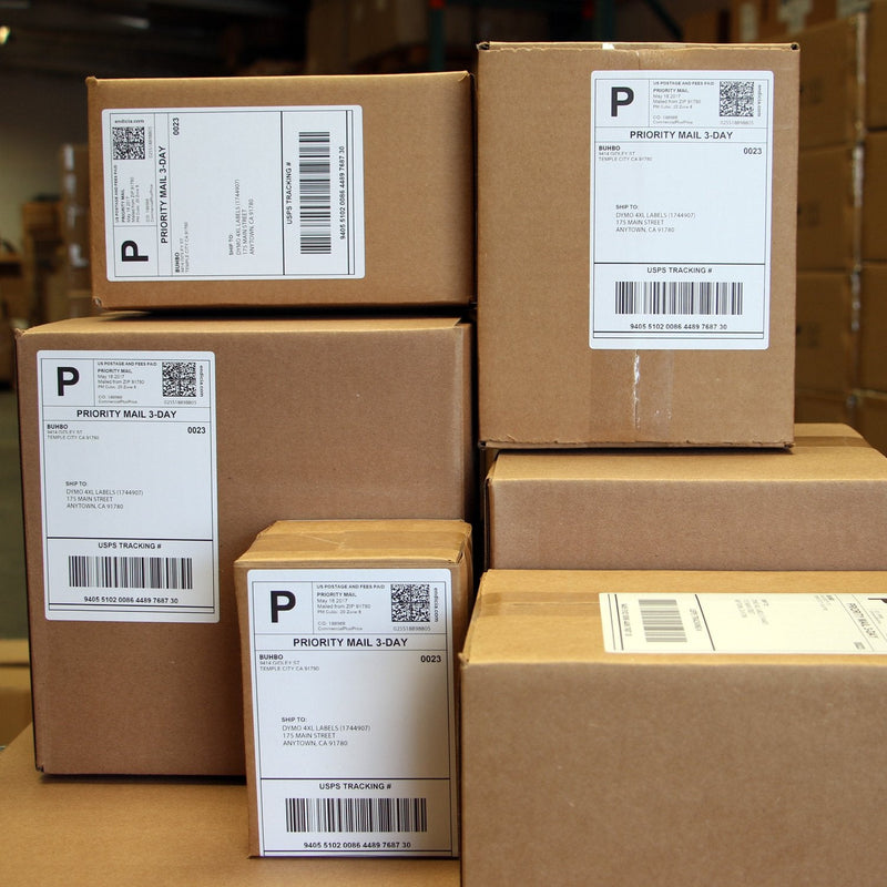 [Australia - AusPower] - Buhbo Compatible with DYMO LabelWriter 4XL 4" x 6" Shipping Label 1744907, White (220 Per Roll) 1 Roll 