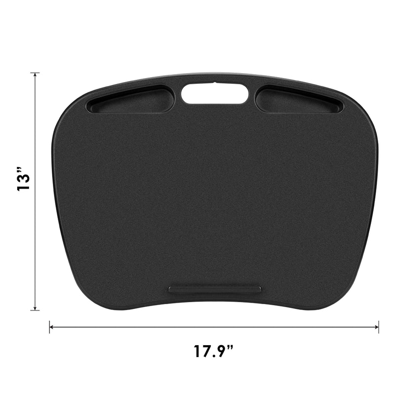[Australia - AusPower] - LapGear Mydesk Lap Desk with Device Ledge and Phone Holder - Black - Fits Up to 15.6 Inch Laptops - Style No. 44448 
