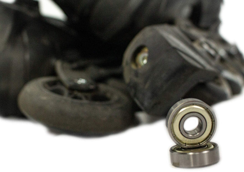 [Australia - AusPower] - Rollerex 20-Pack, 608ZZ ABEC-5 Wheel Bearings (for Any Products Using Roller Skate Wheels) (Chrome Steel) - for Inline, Rollerskate, Skateboard, RipStik & More 