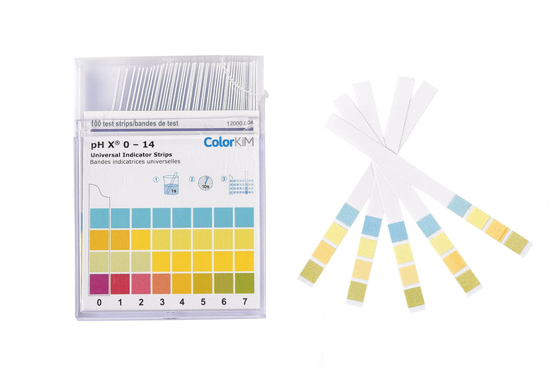 [Australia - AusPower] - pH Strips, 0-14 Scale, for Testing Water pH, Made of Premium Litmus Paper (100 Strips) 