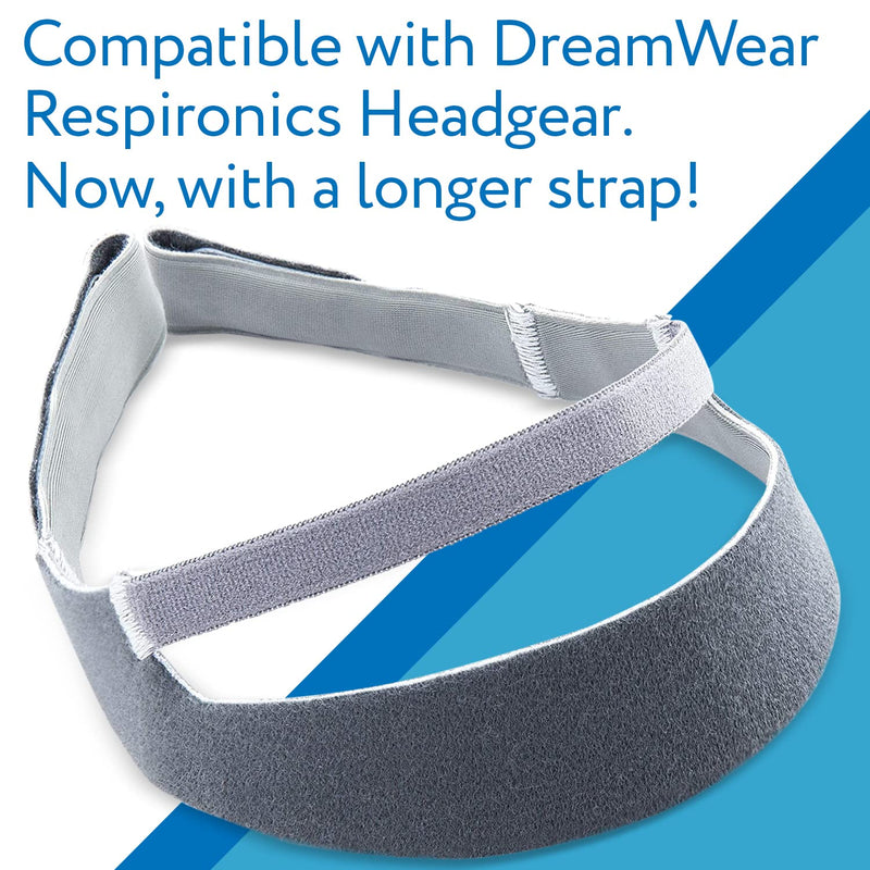 [Australia - AusPower] - [2 Pack] XL Impresa Replacement for DreamWear Respironics Headgear for Dreamwear Nasal Mask Strap for CPAP Machine - Extra Long Strap for a Comfortable Fit 