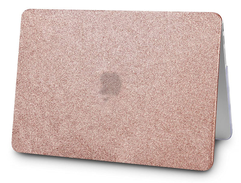 [Australia - AusPower] - KECC Compatible with MacBook Pro 13 inch Case 2020-2016 with Touch Bar A2338 M1 A2289 A2251 A2159 A1989 A1706 A1708 Plastic Hard CASE (Rose Gold Sparkling) Rose Gold Sparkling 