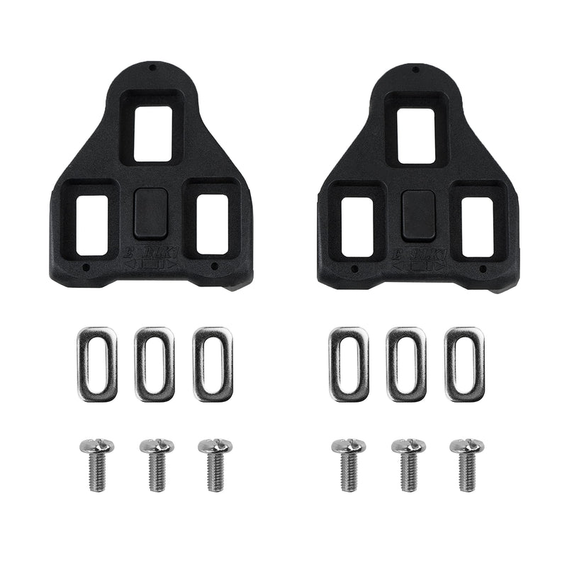 [Australia - AusPower] - BV Bike Cleats Compatible with Look Delta and Peloton Bike (0 Degree Fixed) - Indoor Cycling & Road Bike Bicycle Cleat Set 
