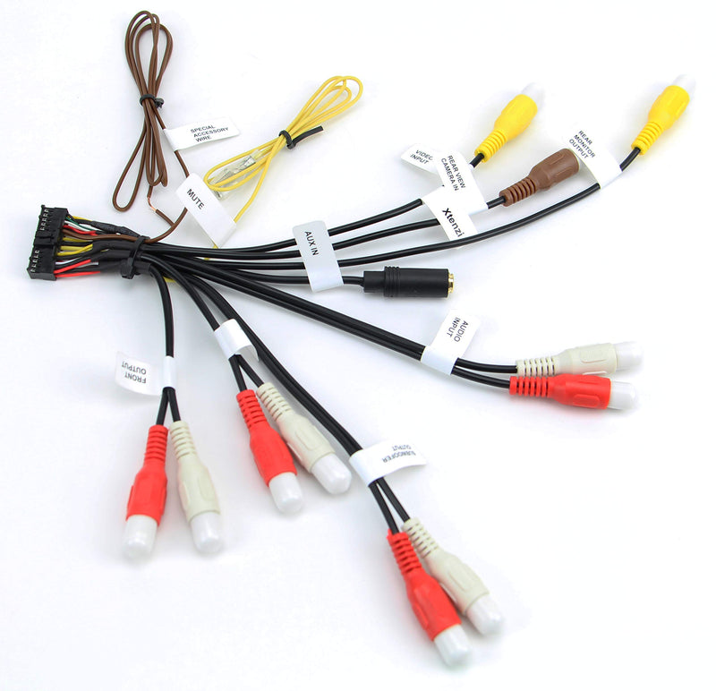 [Australia - AusPower] - Xtenzi RCA Cord Assembly Harness Car Audio Video Compatible with Pioneer AVIC AVH CDP1803 - XT91909 