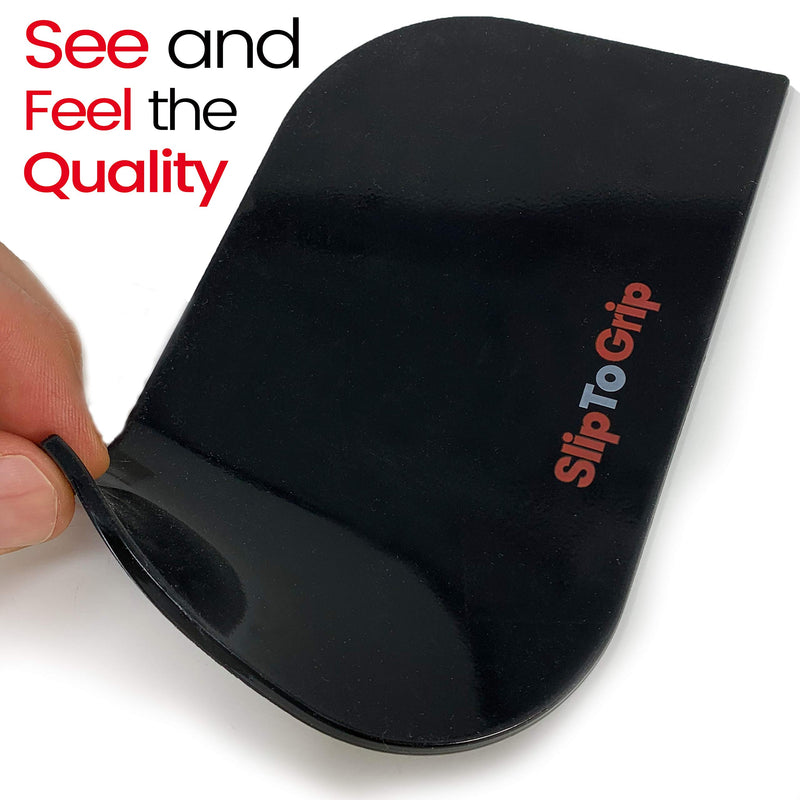 [Australia - AusPower] - SlipToGrip Premium Cell Pads 6 Pack. Sticky Anti-Slip Gel Pads - Holds Cell Phones, Sunglasses, Coins. Made for Vehicles Such as Cars, Boats, Golf Carts and Others! Pack of 6 6 Pcs Dark Black 