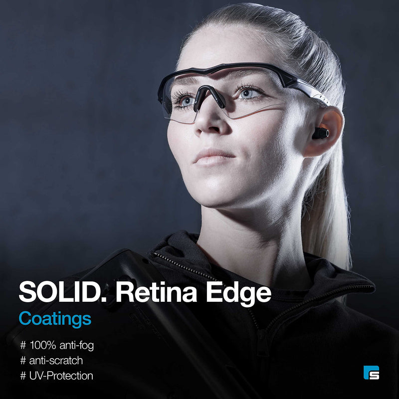 [Australia - AusPower] - Solidwork Safety Glasses 1 Pack - Clear and Yellow 1-pack 
