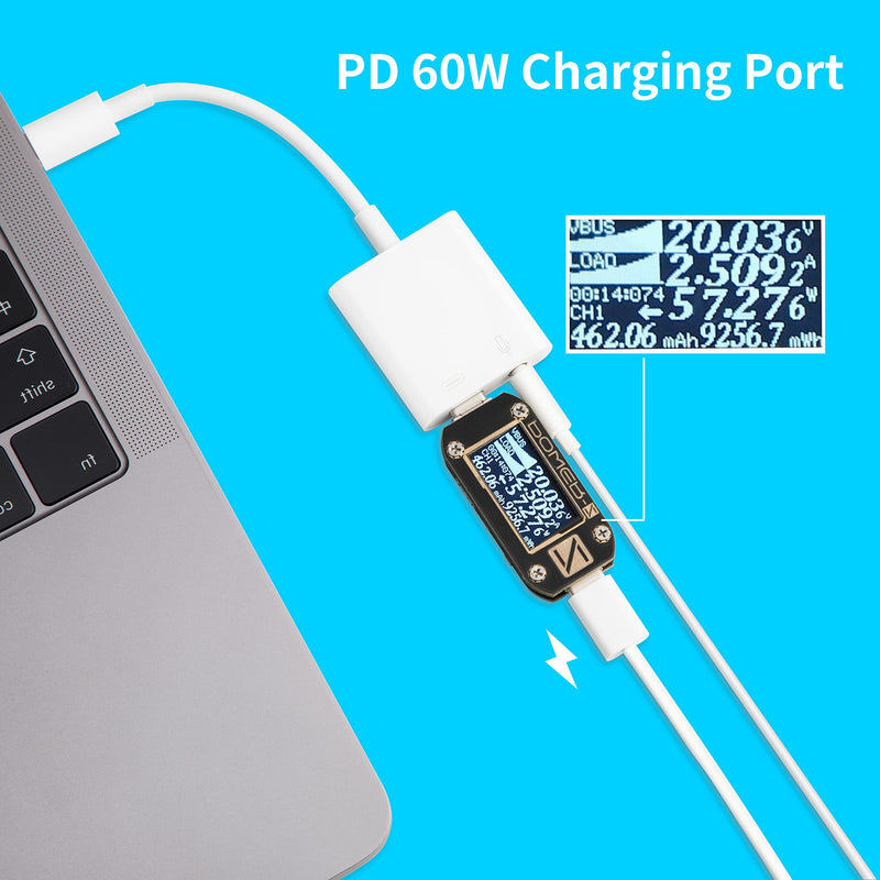 [Australia - AusPower] - USB C to 3.5mm Headphone Adapter and Charger,Type C to Aux Audio Jack with 60W PD Fast Charging for Stereo Earphones,Hi-Fi DAC Chip Support Lossless Music for iPad pro MacBook Pro/Air M1 2021(White) 
