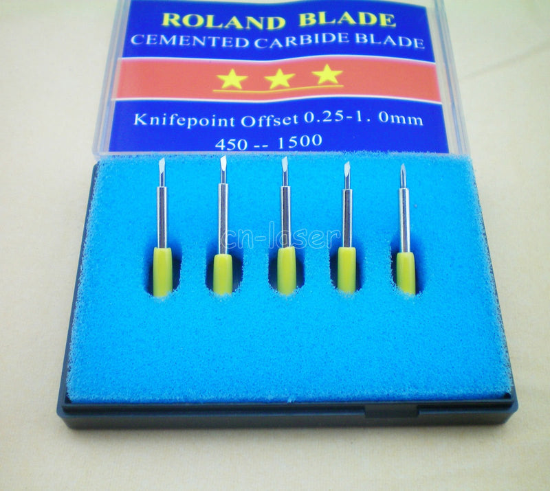 [Australia - AusPower] - 1 holder +15pcs 5x30+5x45+5x60 Blades for Roland Vinyl Cutter blade Holder 