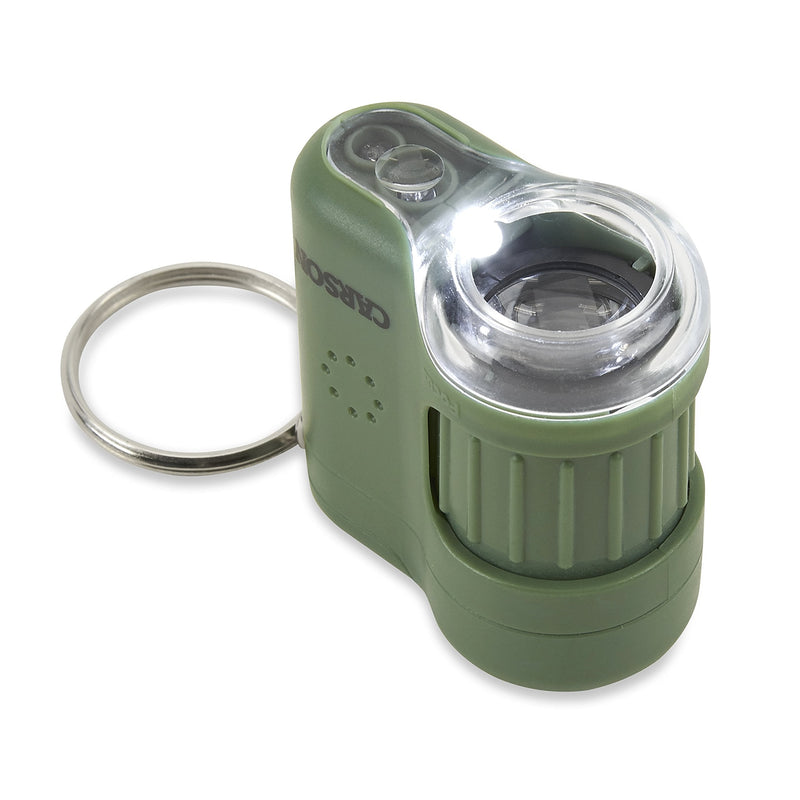 [Australia - AusPower] - Carson MicroMini 20x LED Lighted Pocket Microscope with Built-in UV and LED Flashlight - Green, Large & Pocket Micro 20x-60x LED Lighted Zoom Field Microscope with Aspheric Lens System (MM-450),Blue 