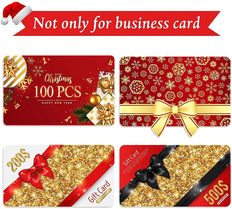 [Australia - AusPower] - 100pcs Sliver Sublimation Metal Business Cards, Engraved Metal Business Cards Sublimation Blanks 3.4x2.1in Thicknes (0.22mm) (Silver) 