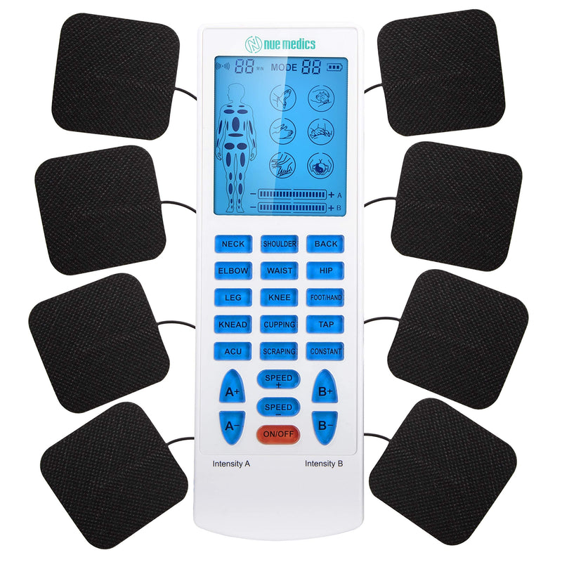 [Australia - AusPower] - Tens Unit Muscle Stimulator Rechargeable Device for Shoulder Neck Back Pain Relief Pulse Massager Pain Relief 