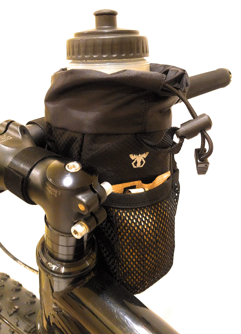 [Australia - AusPower] - Moosetreks Bike Stem Bag | Bikepacking Food Snack Water Bottle Storage | Bicycle Touring Commuting Insulated Pouch 