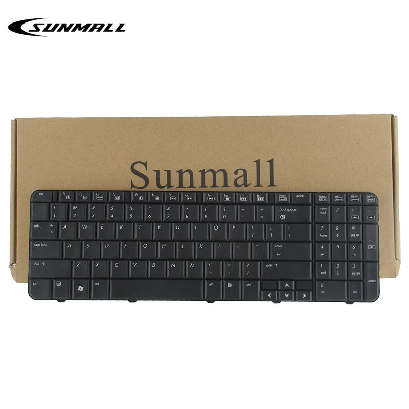 [Australia - AusPower] - SUNMALL Keyboard Replacement Compatible with HP Compaq Presario CQ60 G60 CQ60-101XX CQ60-102TU CQ60-102TX CQ60-102XX CQ60-103AU CQ60-100EM CQ60-107EA Series Laptop Black US Layout 