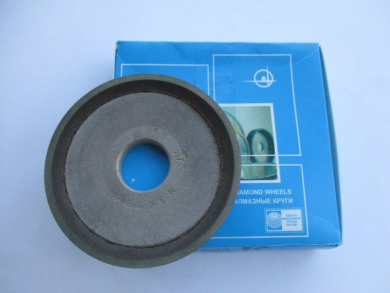 [Australia - AusPower] - Dia 3" (75mm.) Hole 0.79" (20mm.) Type: 12R4 Dish Abrasive Diamond Grinding Wheel for Carbide Teeth, Circular Saw (125/100 Micron = 150 Grit) 125/100 Micron = 150 Grit 