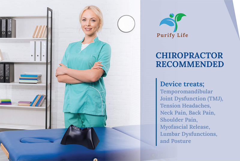 [Australia - AusPower] - Occipital Release Tool for Pivotal Therapy - Cervical Traction Neck Pillow - Lumbar Dysfunction, TMJ, Neck or Shoulder Pain Relief, Soft Tissue, Spinal Alignment, and Tension Headaches 