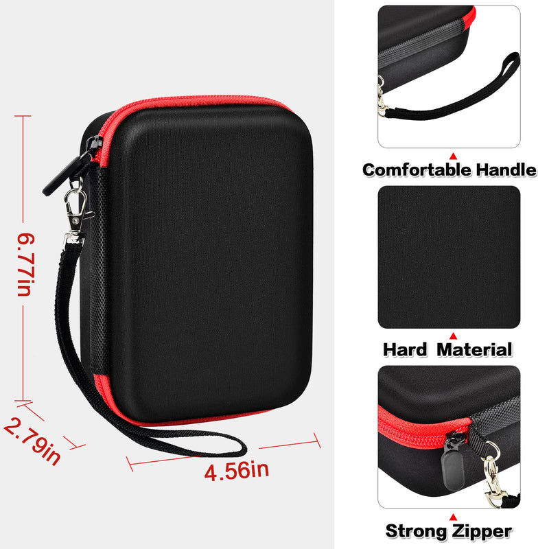 [Australia - AusPower] - USB Flash Drive Case SD Cards Thumb Drive Memory Card Holder SD SDXC SDHC Card Storage Bag Electronic Accessories Organizer for SanDisk for Samsung for Inland for PNY for Netac(Case Only) (Red) red 