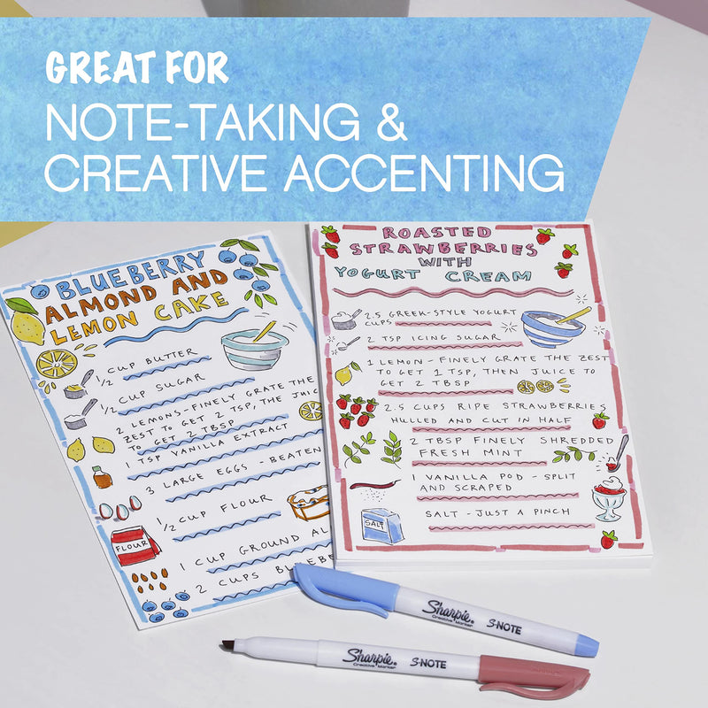 [Australia - AusPower] - Sharpie S-Note Creative Markers, Highlighters, Assorted Colors, Chisel Tip, 24 Count 