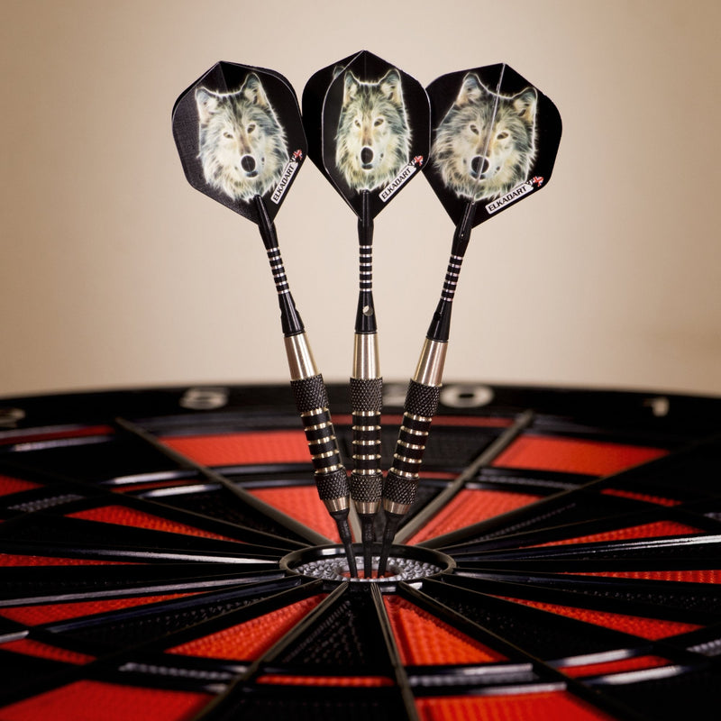 [Australia - AusPower] - Elkadart Lone Wolf Soft Tip Darts with Storage/Travel Case 18 Grams 
