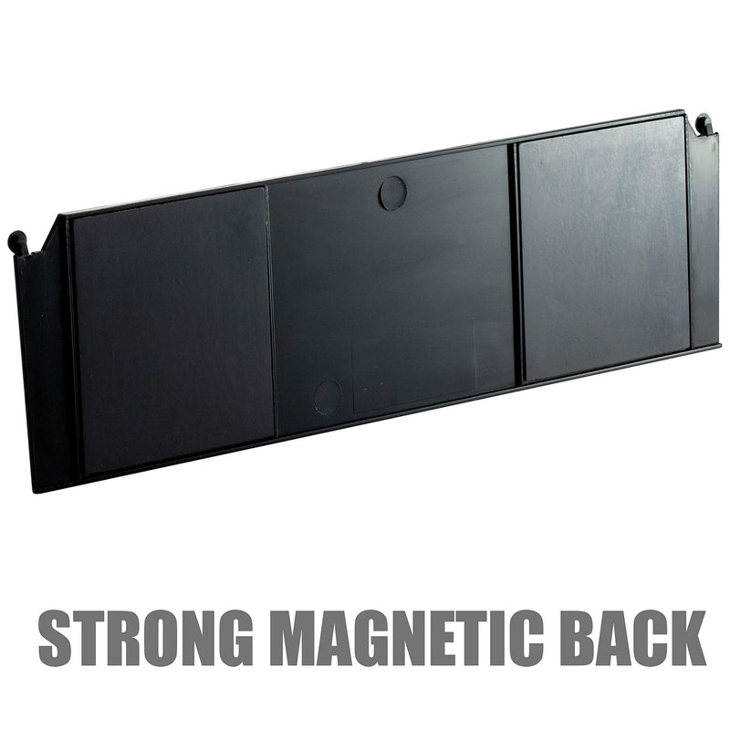 [Australia - AusPower] - Officemate Magnetic Wall File Letter Size, Black (21452) 13.625 x 4.5 x 7.375 Inches 