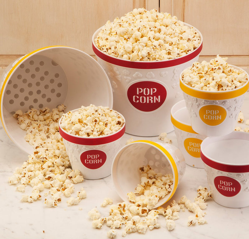 [Australia - AusPower] - Hutzler Popcorn Buckets, set of 2, Red 