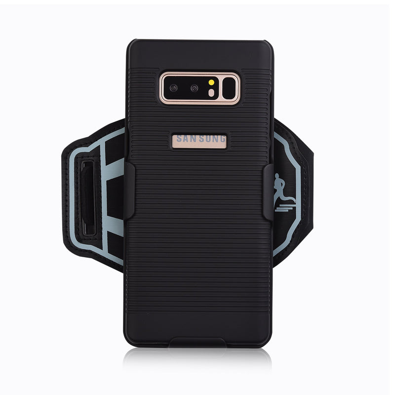 [Australia - AusPower] - ChuangXinFull Sports Armband Wristband Case for Samsung Galaxy Note 8, Hybrid Hard Case Cover with Sport Armband, 180° Rotative Holster, Sport Armband for Running Jogging Exercise or Gym 