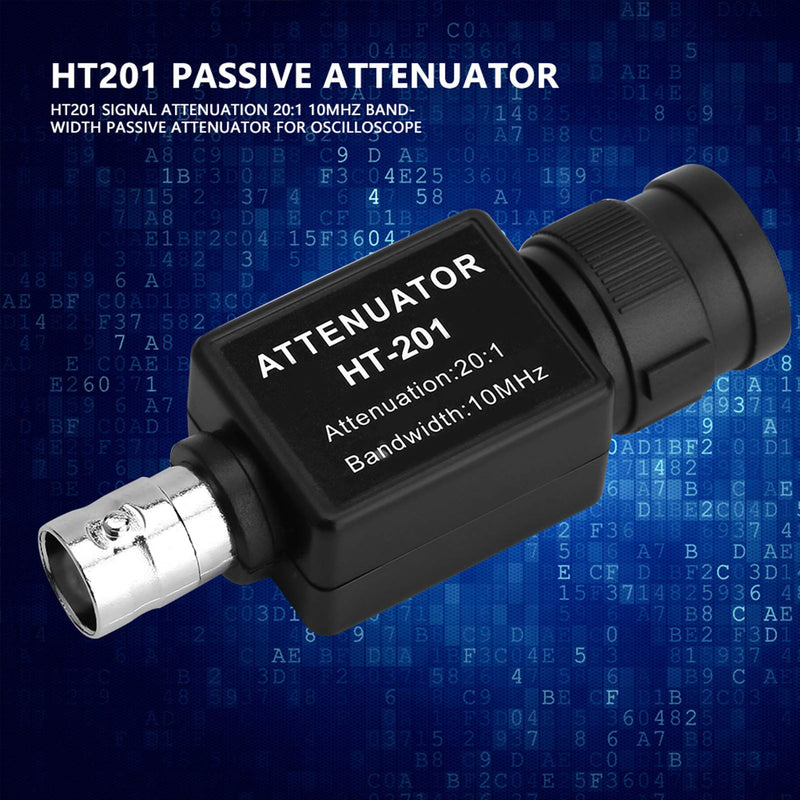 [Australia - AusPower] - 201 Passive Attenuator 20:1 10MHz Bandwidth Signal Attenuation for Oscilloscope 