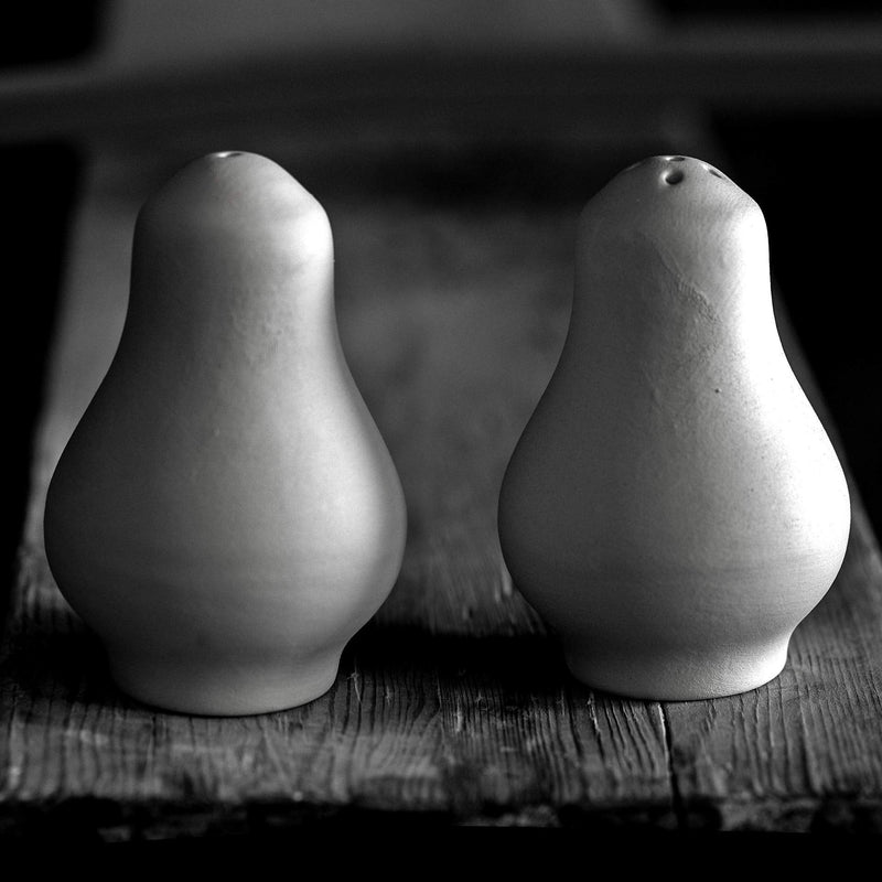 [Australia - AusPower] - Handmade Lavender Floral Purple And Cream Ceramic Salt and Pepper Pots, Shakers, Cruet Set, Holder, Housewarming Gift by City to Cottage® 