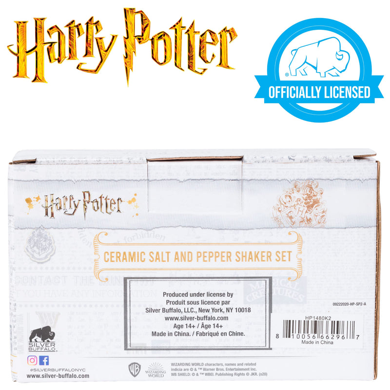 [Australia - AusPower] - Silver Buffalo Harry Potter Hogwarts Express Platform 9 3/4 Ceramic Salt and Pepper Shaker 