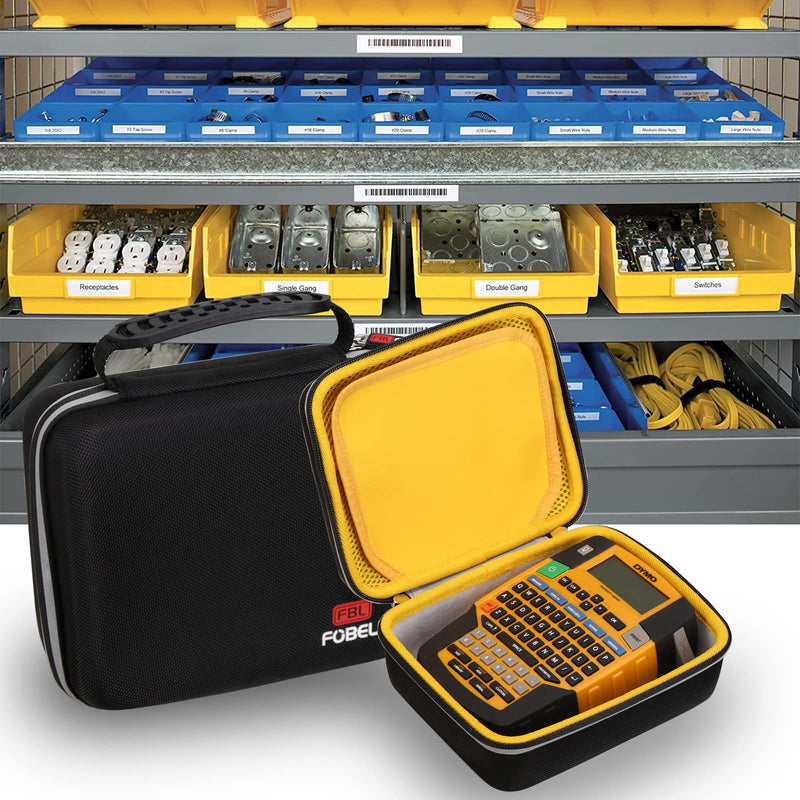 [Australia - AusPower] - FBLFOBELI Hard Storage Case for DYMO Rhino 4200 Label Maker (1801611), Protector Travel EVA Bag 